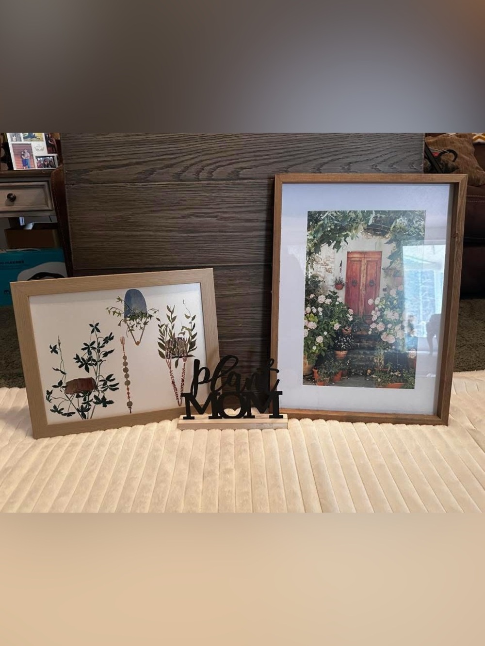 Hobby Lobby Brown Wood Frame Botanical & Cottage Prints (Set of 2)